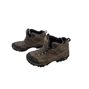 Merrell Moab 2 Mid Waterproof Women’s Hiking Boots Size 9 Granite J06054